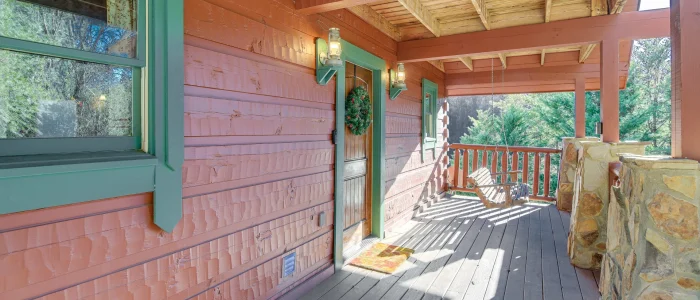 An Amazing Time Cabin - Pigeon Forge - Front Porch